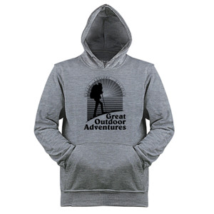 Jaket Hoodie Great Outdoor Adventures Gradient