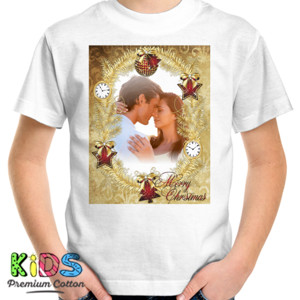 Kaos Bingkai Photo Tema Natal 001