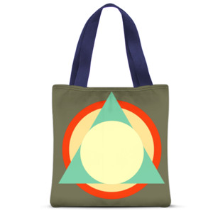 Tas Tote Fullprint Warna Retro