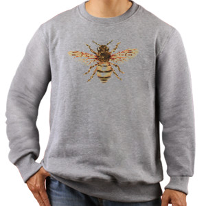 Jaket Sweater Lebah Mosaic 