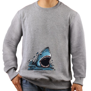 Jaket Sweater Shark Attack