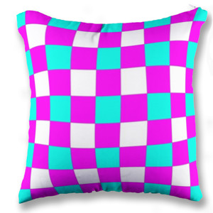 Bantal Sofa Colorfull Chess Pattern Customic47