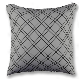 Bantal Sofa Kotak Grey Pattern - Customic47