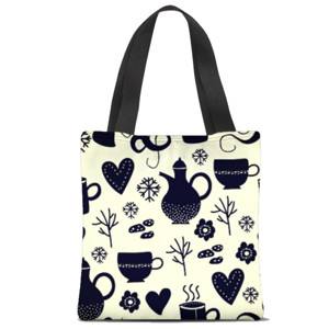 Tas Tote Fullprint TEA LOVER