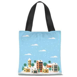 Tas Tote Fullprint SALJU TURUN DI SEBUAH DESA 3