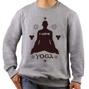 Jaket Sweater I Love Yoga  