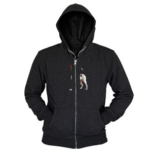 Hoodie Zipper Kaos Gambar Anjing 427