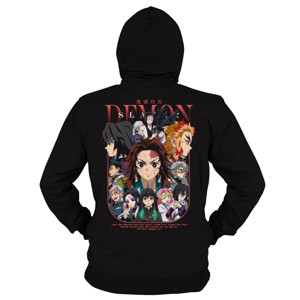 Hoodie Zipper Demon slayer
