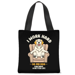 Tas Tote Fullprint Better life than me