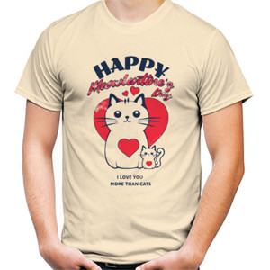 Kaos Happy Meowlentines Day