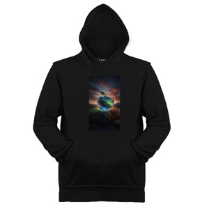 Jaket Hoodie Aurora inside an apple