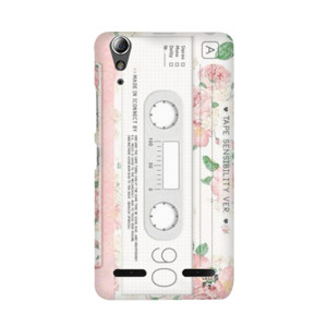 Floral Pink Cassette Casing HP