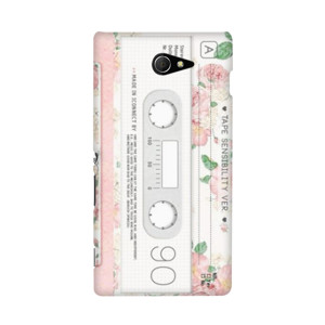 Floral Pink Cassette Casing HP