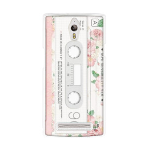 Floral Pink Cassette Casing HP