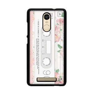 Floral Pink Cassette Casing HP