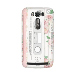 Floral Pink Cassette Casing HP
