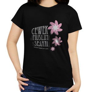 Kaos Design Cewek Muslim Sejati