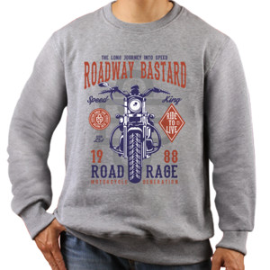 Jaket Sweater Roadway Bastard