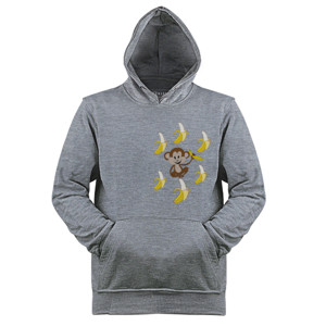 Jaket Hoodie Monkey banana