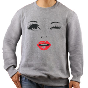 Jaket Sweater Kaos Kedipan Mata Cantik