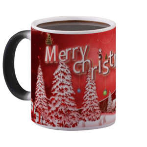 Mug Bunglon Merry Christmas Red Night