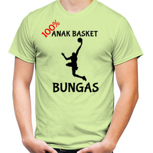 Kaos 100% Anak Basket Bungas