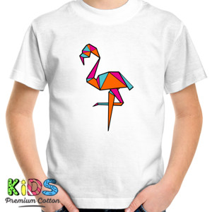 Kaos Geometric Flamingo