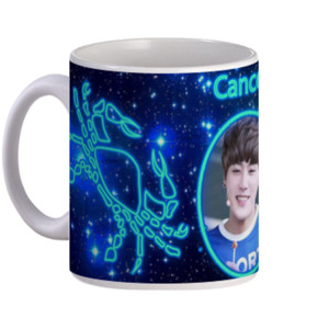 Mug Cancer Blue Zodiac