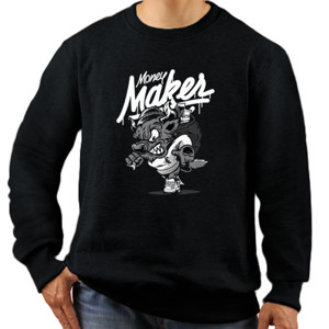 Jaket Sweater Money Maker