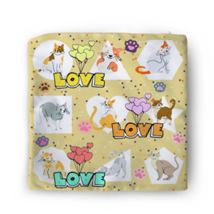 Sarung Bantal Cat love (kitten)
