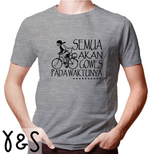 Kaos Sepeda Gowes Pada Waktunya
