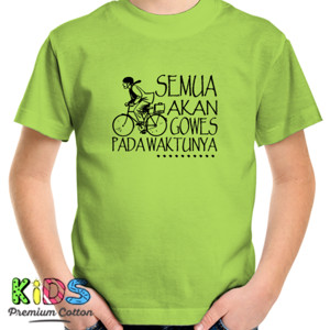 Kaos Sepeda Gowes Pada Waktunya