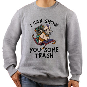 Jaket Sweater I Can Show You Some Trash Racoon - 2