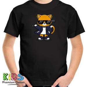 Kaos Kucing Orange