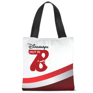 Tas Tote Fullprint Merayakan Kemerdekaan RI Sambil Belanja