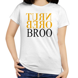 Kaos Kaos Baju Murah TURN BERO BROO - Text Hitam