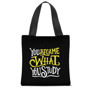 Tas Tote Fullprint You Became What You Study