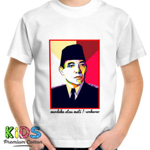 Kaos t-shirt box picture soekarno