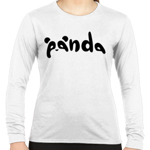 Kaos Panda Black