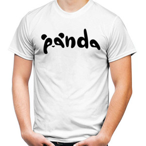 Kaos Panda Black