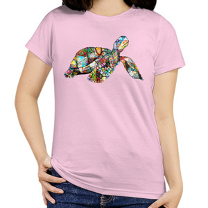 Kaos Batik Kura-Kura - Aku CInta Desain Batik Indonesia