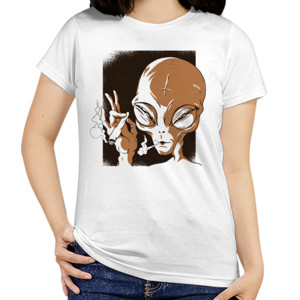 Kaos smoking alien