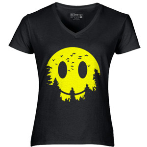 Kaos Smiley Moon