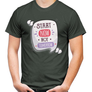 Kaos Start now not tomorrow (custom)