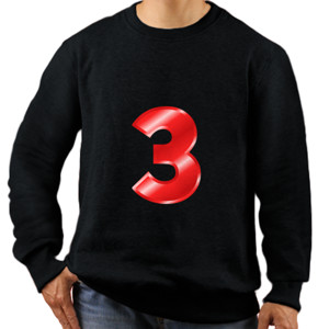 Jaket Sweater Kaos angka 3