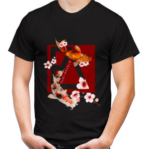Kaos Les Poissons et Les Fleurs du Japon