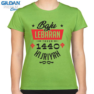 Kaos Baju Lebaran 1440 H - warna terang
