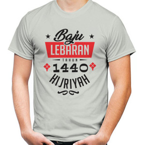 Kaos Baju Lebaran 1440 H - warna terang