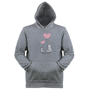 Jaket Hoodie kaos imut