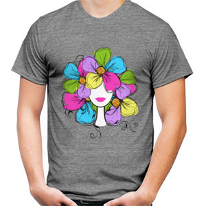 Kaos DISTRO GIRL AND FLOWERS